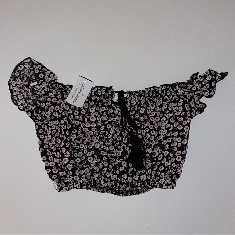 Floral crop top